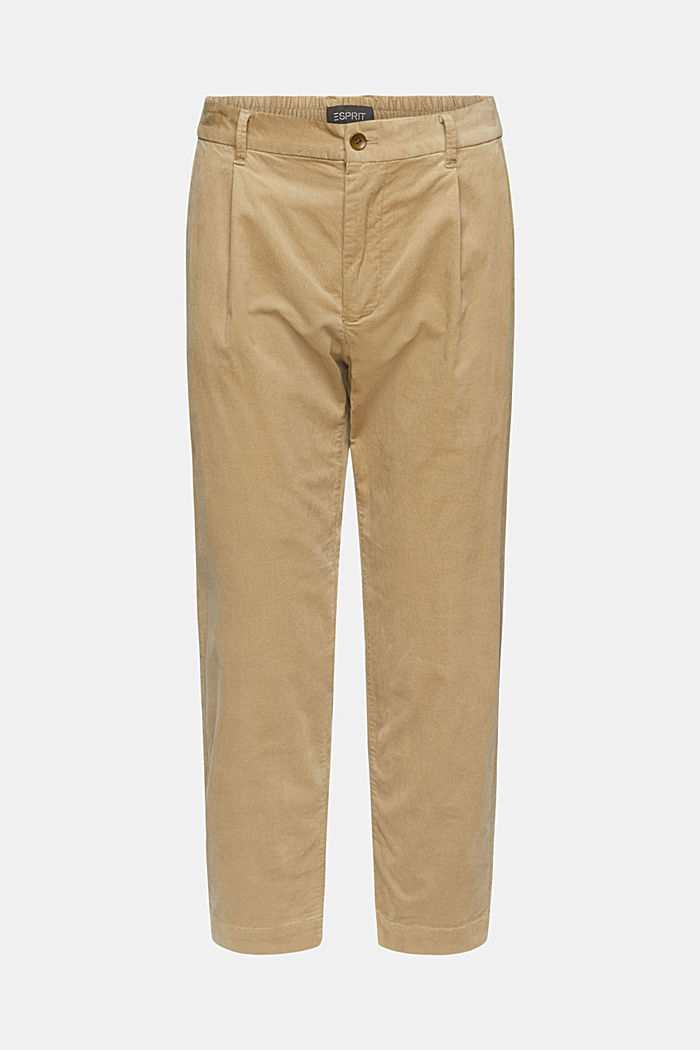 Organic cotton corduroy trousers