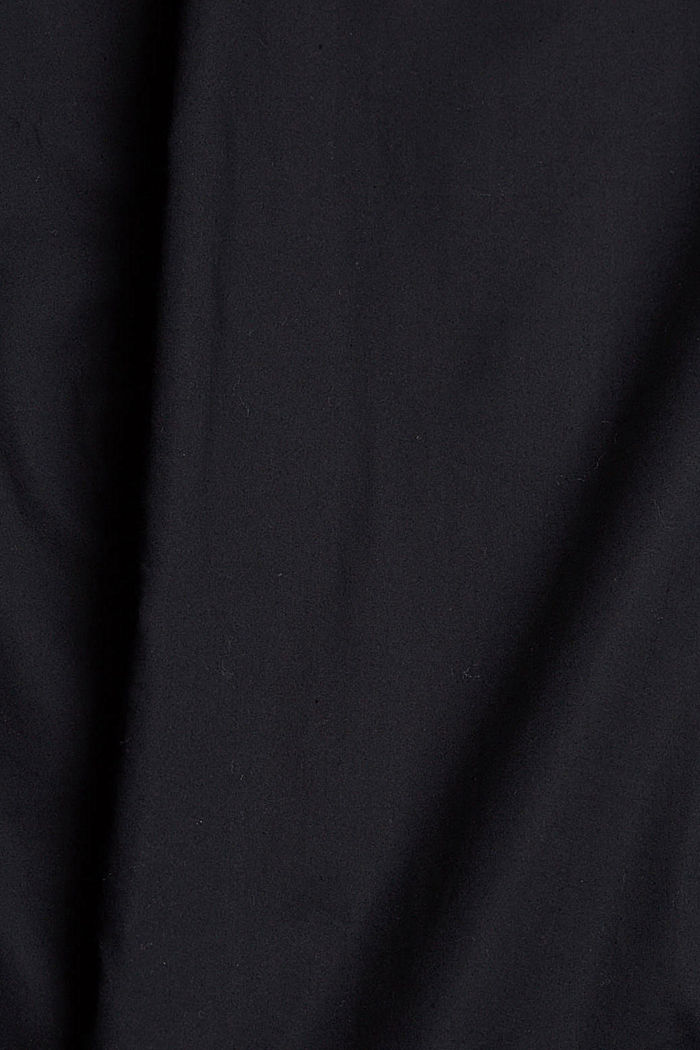 En matière recyclée : chemise en coton mélangé, BLACK, detail image number 4