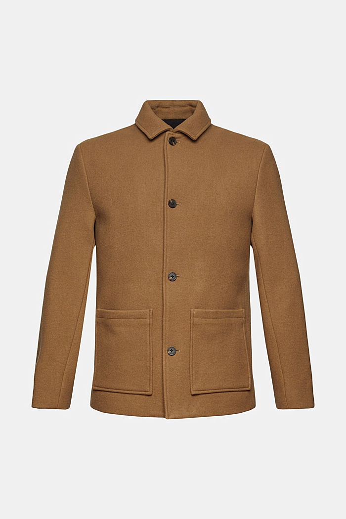 Jacket in blended wool