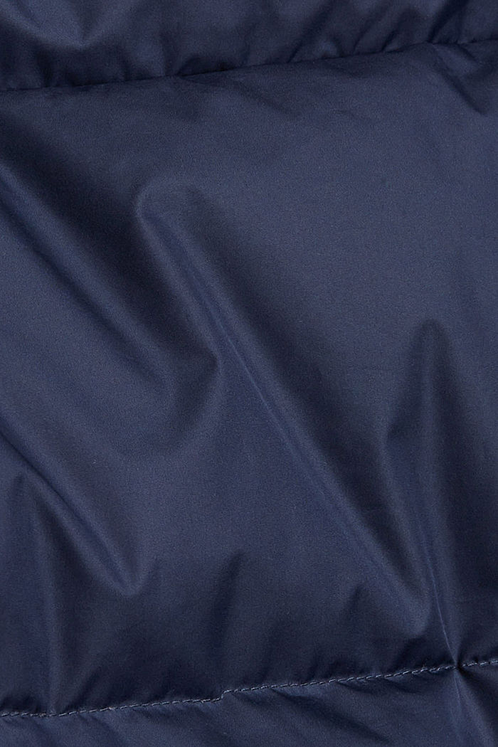 En matière recyclée : veste matelassée garnie de duvet, NAVY, detail image number 5