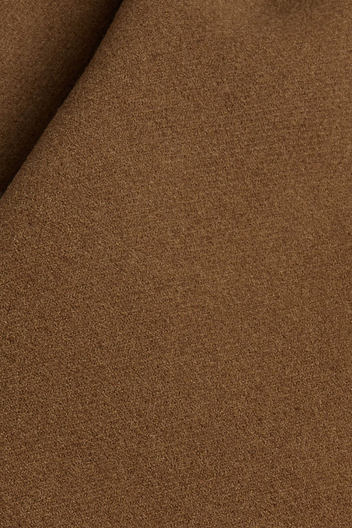 Manteau en laine mélangée, BARK, detail image number 4