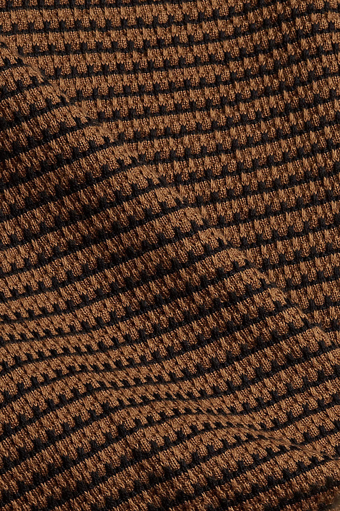 Gestreepte trui van pima katoen, BARK, detail image number 4