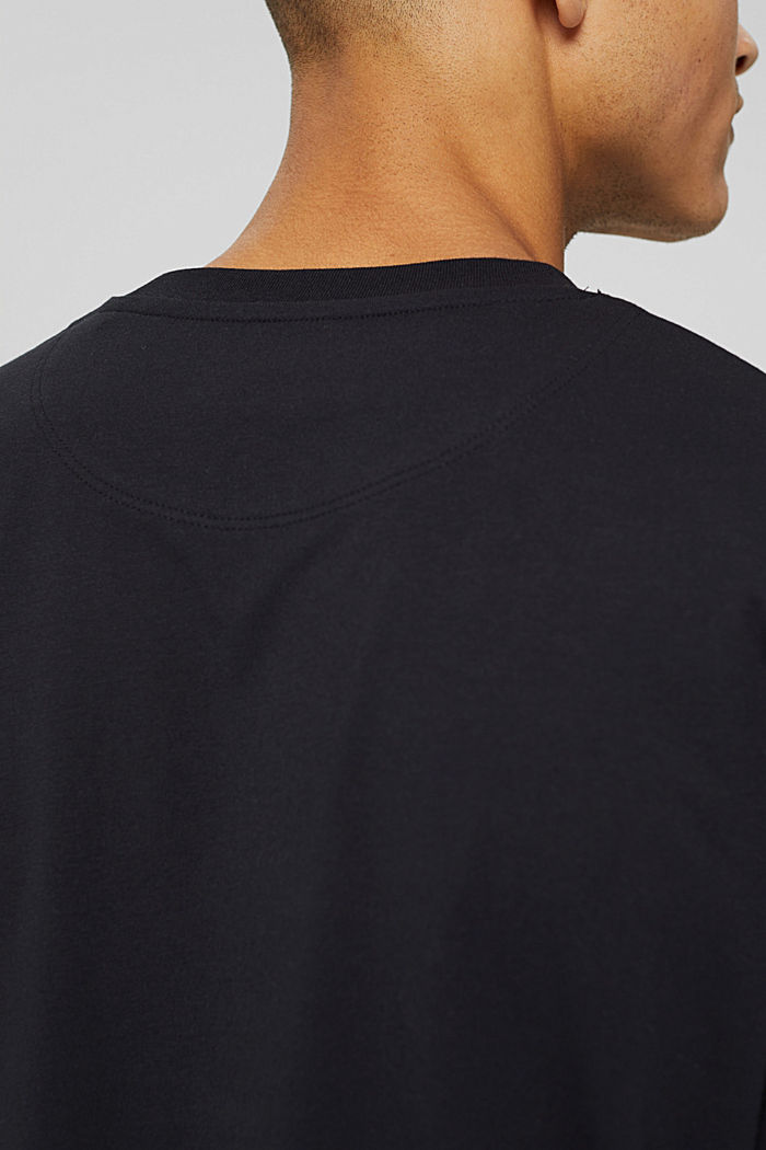 Jersey longsleeve met COOLMAX®, BLACK, detail image number 1