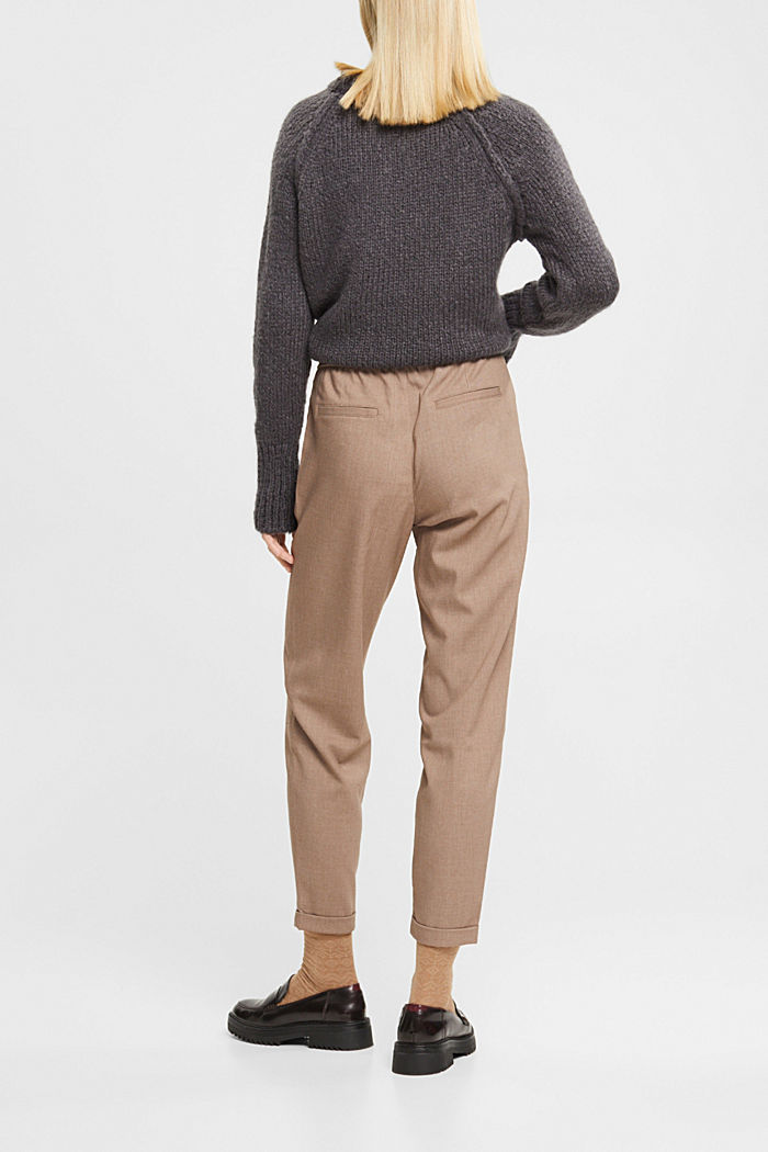 Jogger style trousers, TAUPE, detail-asia image number 1
