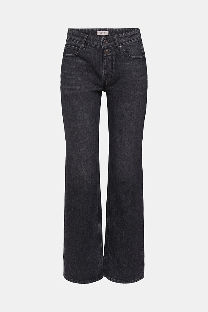 Mid-rise western bootcut jeans, GREY DARK WASHED, detail-asia image number 7
