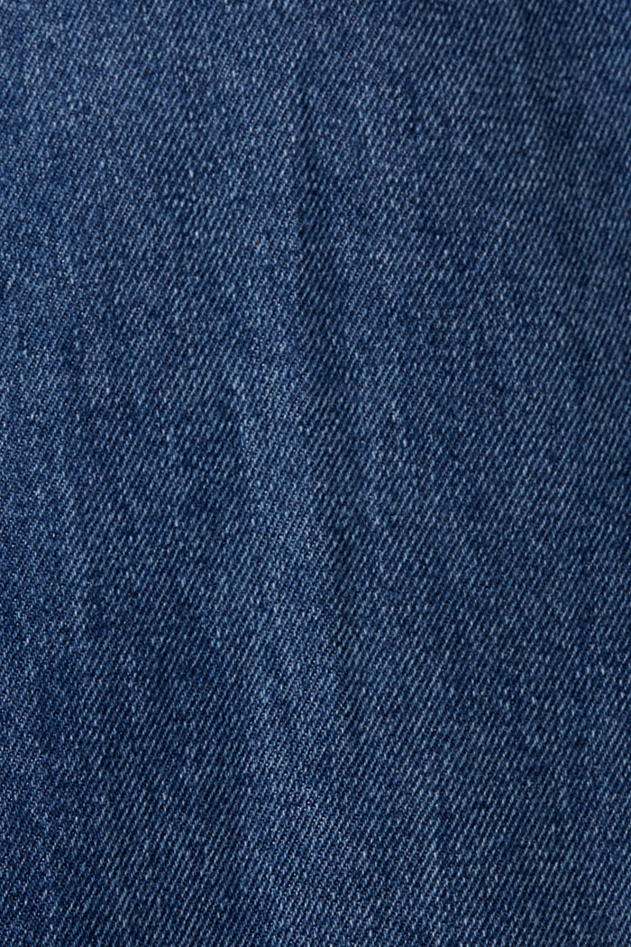 高腰復古喇叭牛仔褲, BLUE MEDIUM WASHED, detail-asia image number 5