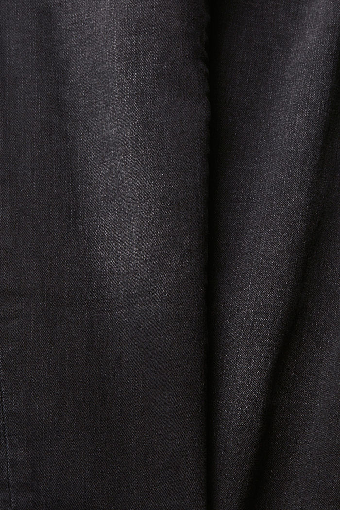 中腰緊身褲, BLACK DARK WASHED, detail-asia image number 6