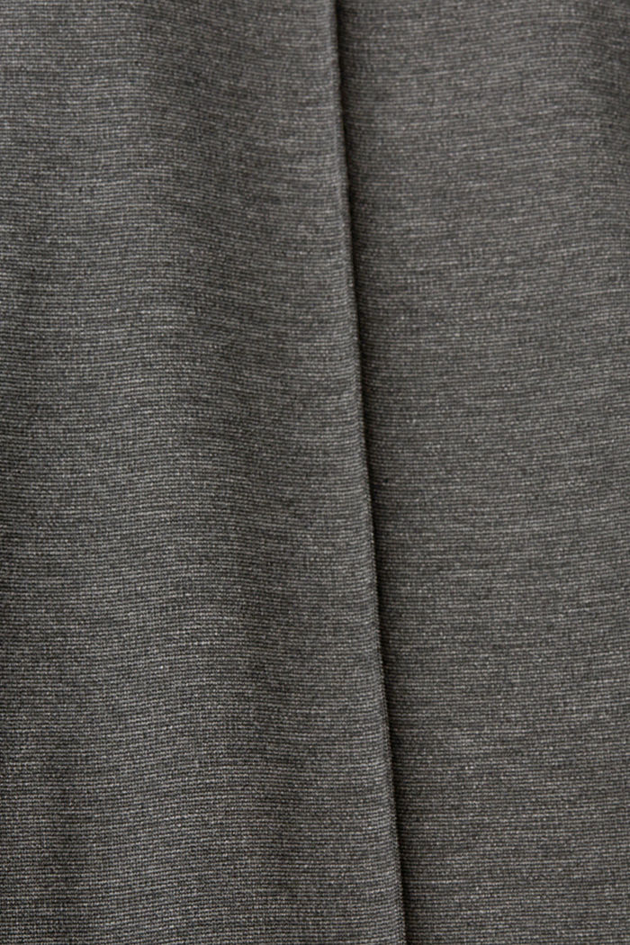 針織闊腳吊腳褲, 灰色, detail-asia image number 6
