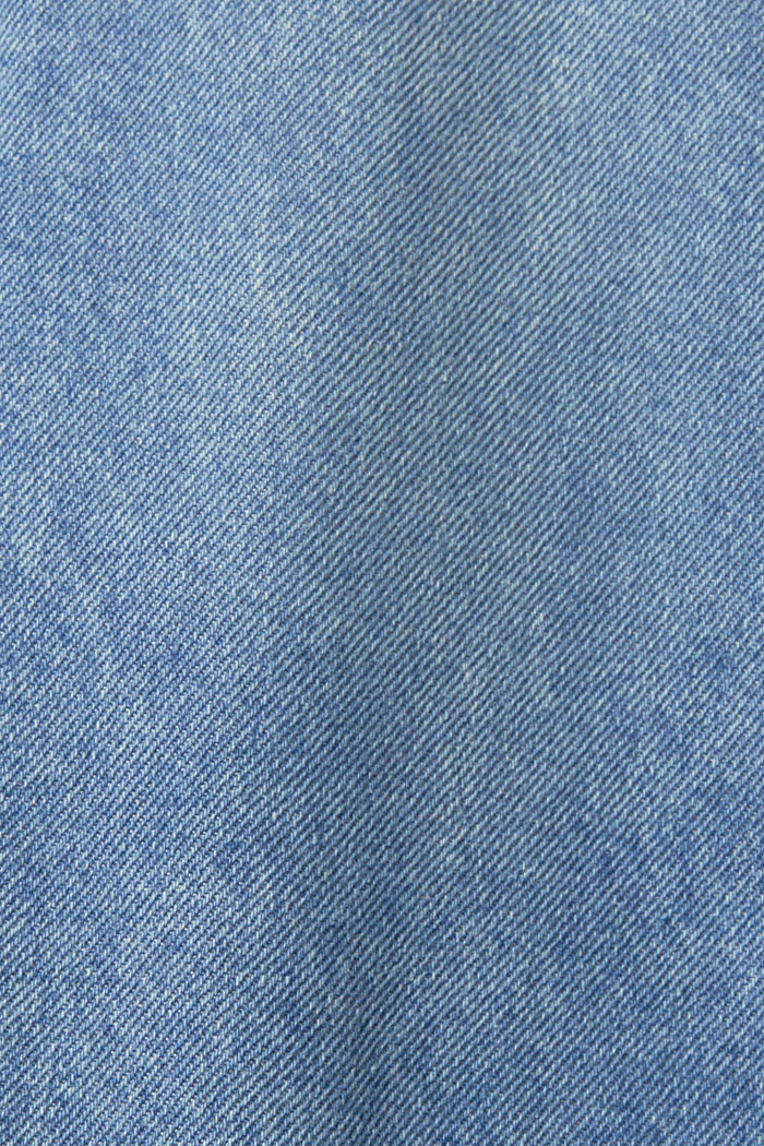 Denim skirt with paperbag waistband, BLUE LIGHT WASHED, detail-asia image number 6
