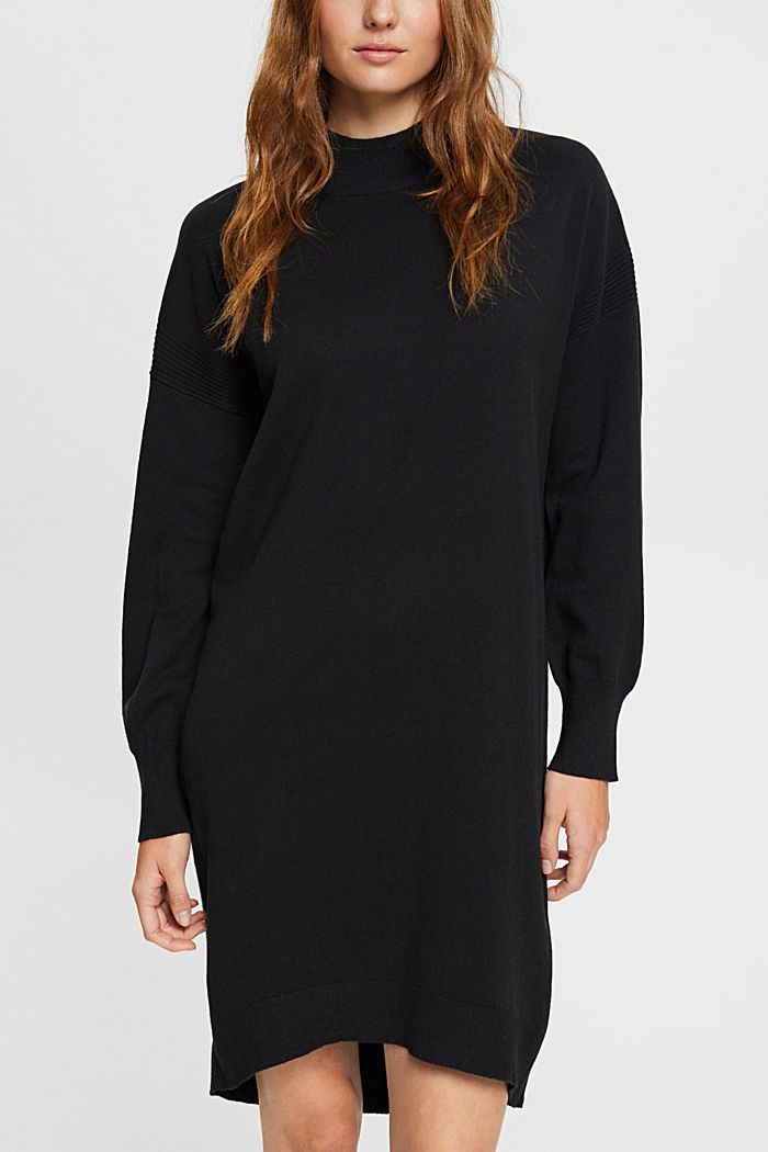 Knitted midi dress, BLACK, detail-asia image number 0