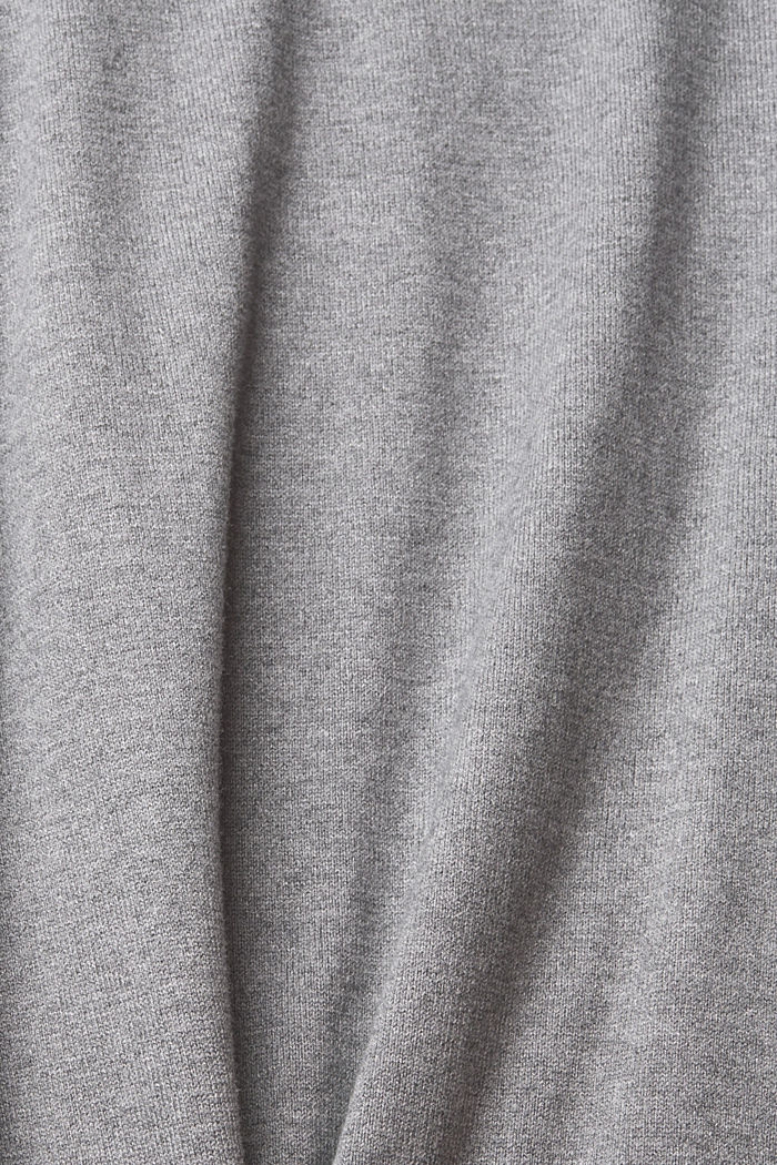 中長款針織連身裙, 灰色, detail-asia image number 5