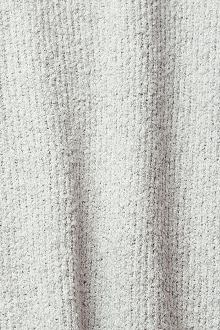 竹節針織連衣裙, 淺灰色, detail-asia image number 5