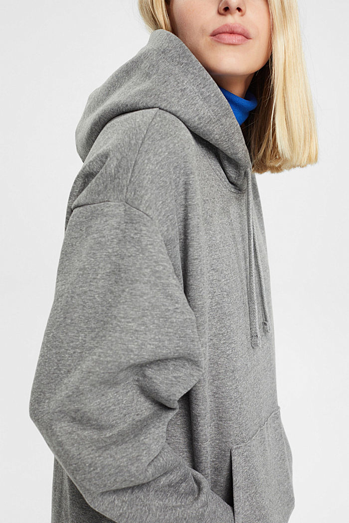 Longline hoodie dress, MEDIUM GREY, detail-asia image number 2