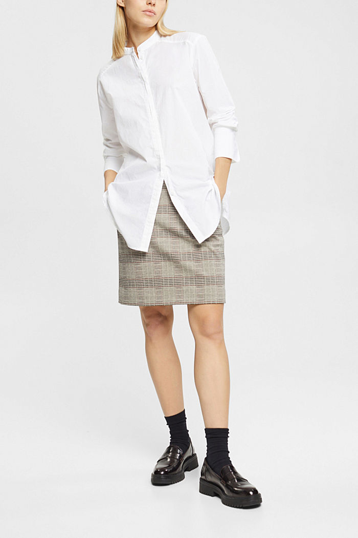 圓領有機棉女裝襯衫, 白色, detail-asia image number 3