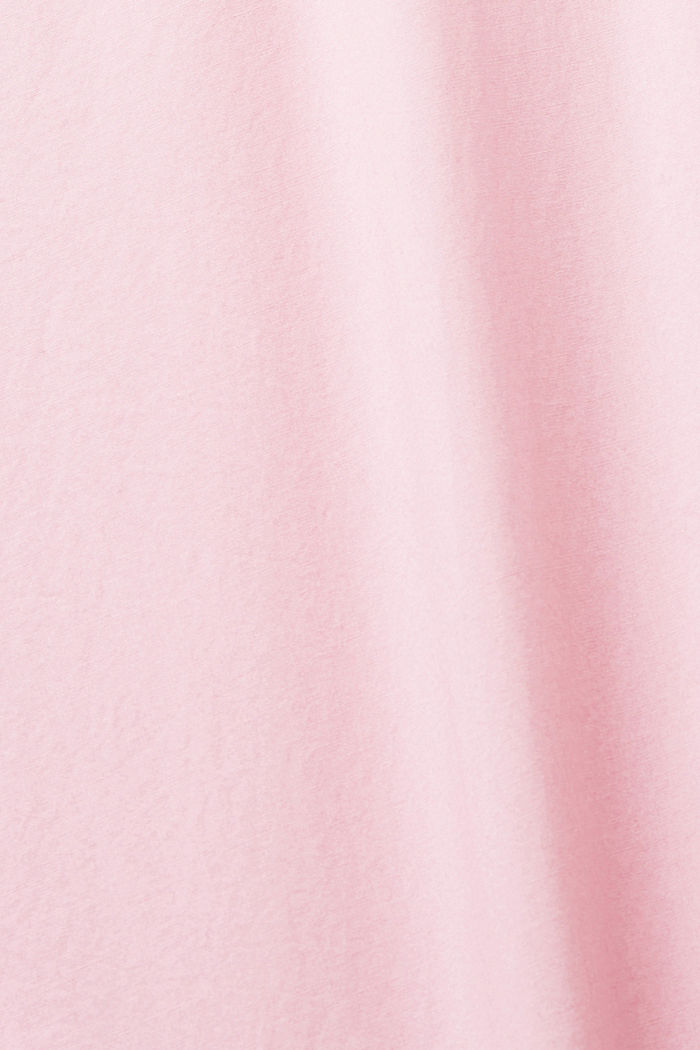 超大廓形白色棉質恤衫, 淺粉紅色, detail-asia image number 5