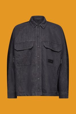 Lightweight shacket with recycled padding