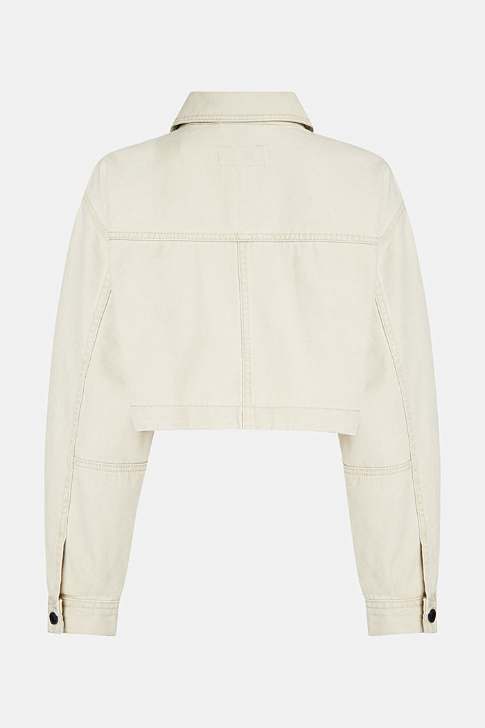 Cropped trucker jacket, NEW SAND, detail-asia image number 5