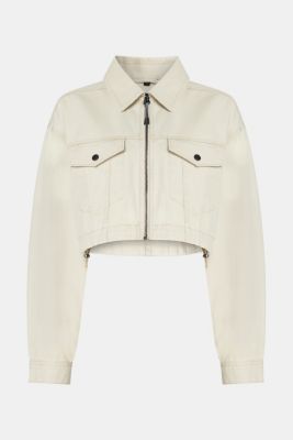 Cropped trucker jacket, NEW SAND, detail-asia image number 4