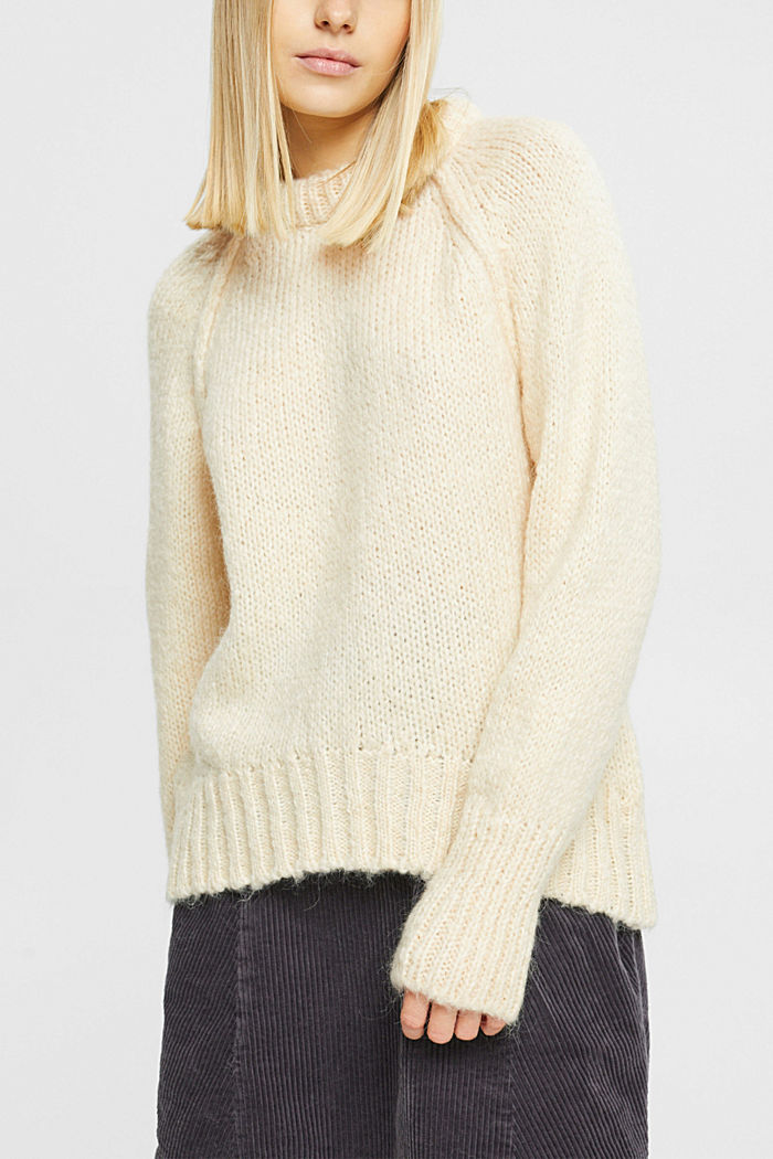 Blended wool jumper