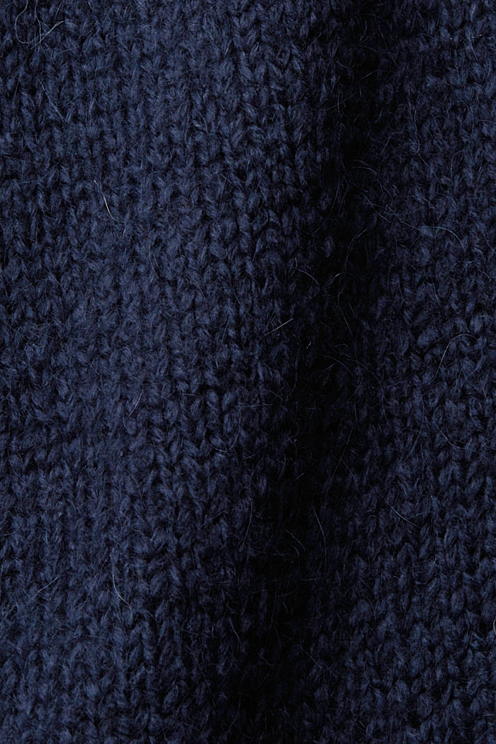混紡羊毛套頭衫, 海軍藍, detail-asia image number 5