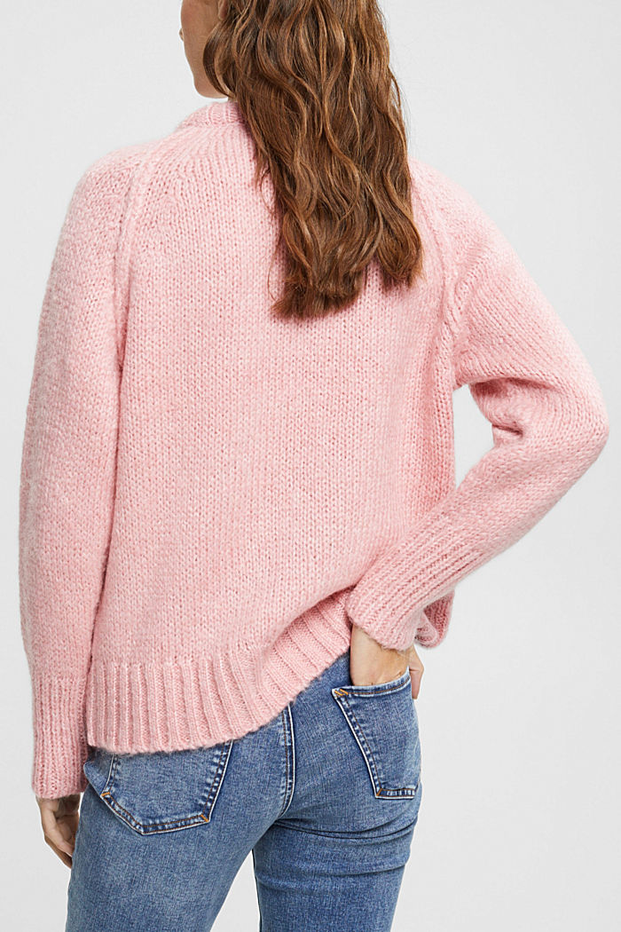 Blended wool jumper, LIGHT PINK, detail-asia image number 1