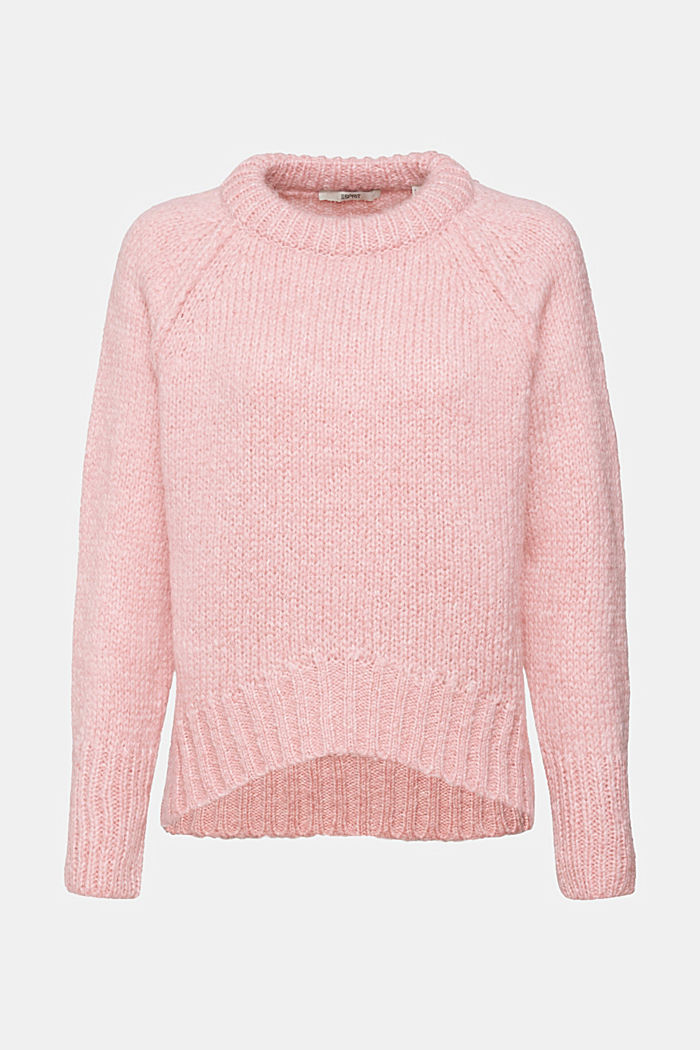 Blended wool jumper, LIGHT PINK, detail-asia image number 6