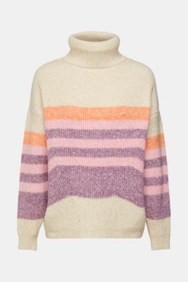 Striped roll neck jumper, ICE, detail-asia image number 5
