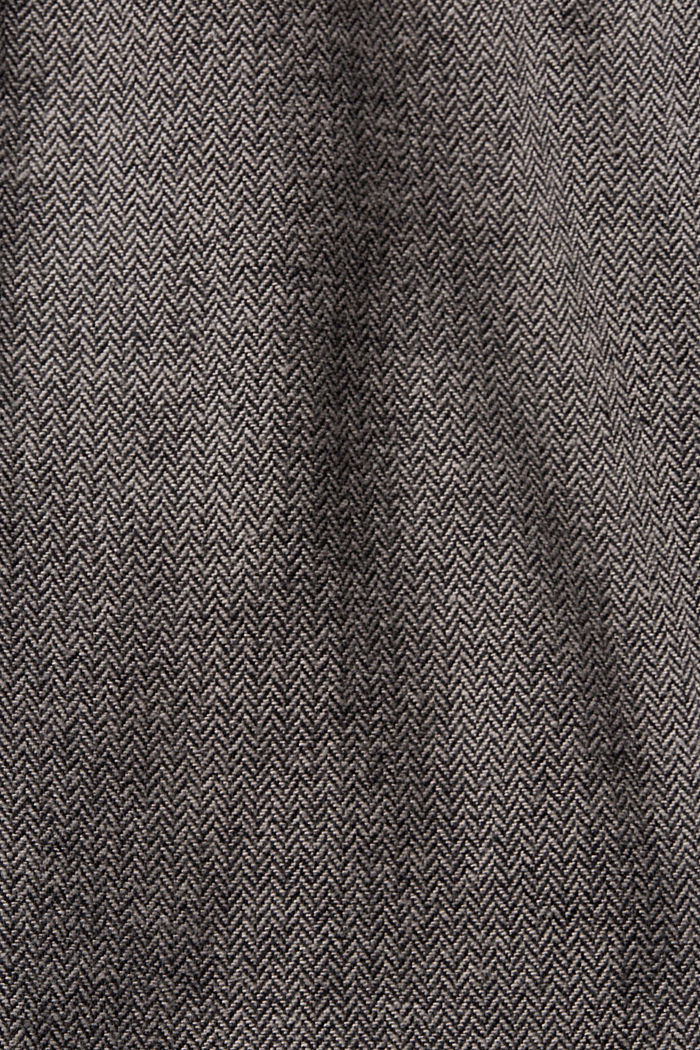 Slim fit herringbone trousers, GREY, detail-asia image number 5