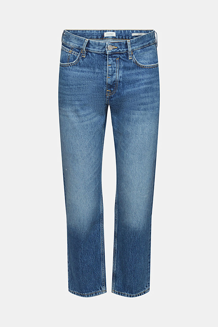 Straight fit jeans, BLUE MEDIUM WASHED, detail-asia image number 6