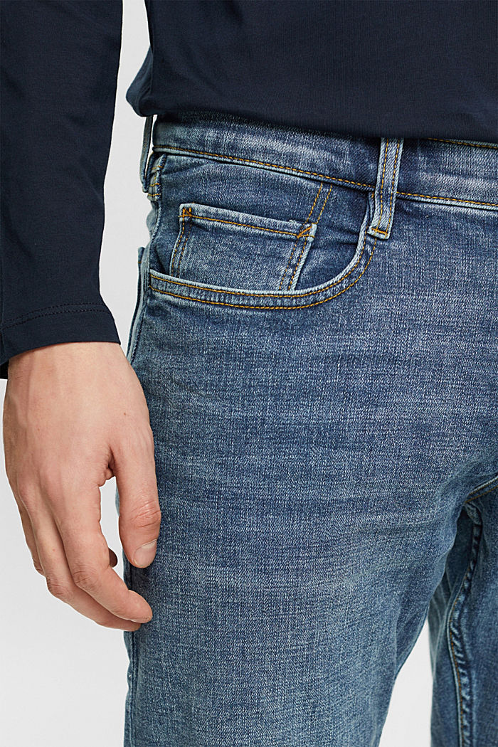 Brushback jeans, BLUE MEDIUM WASHED, detail-asia image number 2