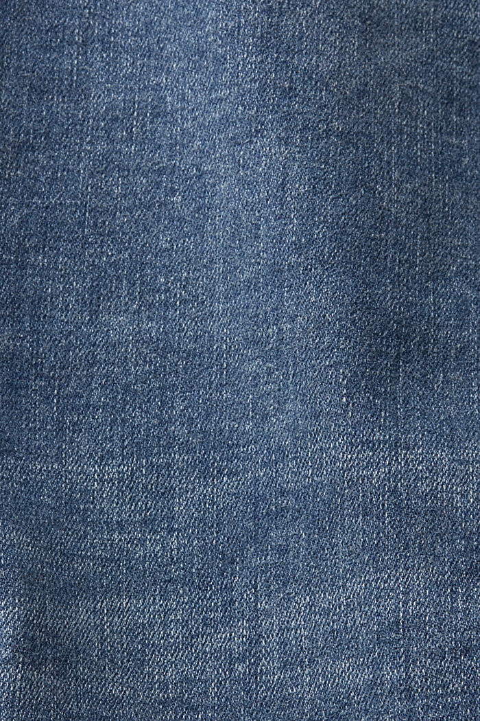 刷毛牛仔褲, BLUE MEDIUM WASHED, detail-asia image number 5