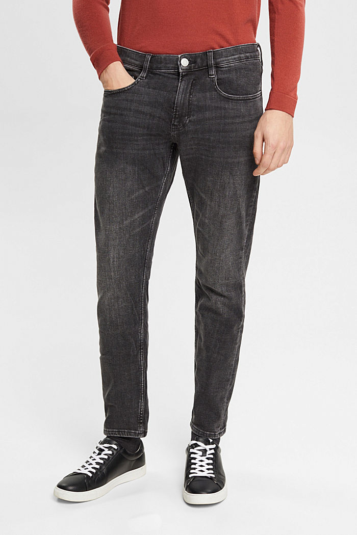 Slim fit jeans, BLACK MEDIUM WASHED, detail-asia image number 0