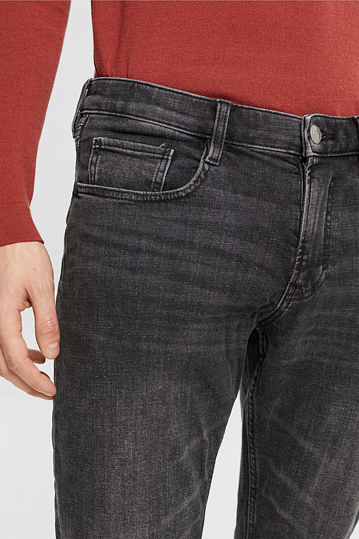 Brushback jeans, BLACK MEDIUM WASHED, detail-asia image number 2
