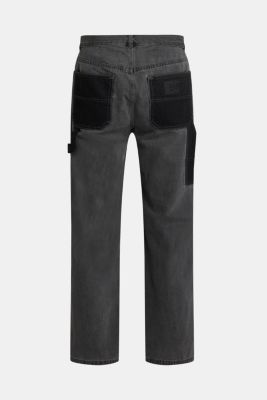 Straight fit carpenter jeans, BLACK DARK WASH, detail-asia image number 5