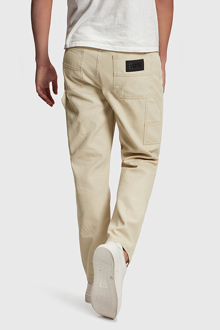 Straight fit carpenter chinos, SAND, detail-asia image number 1