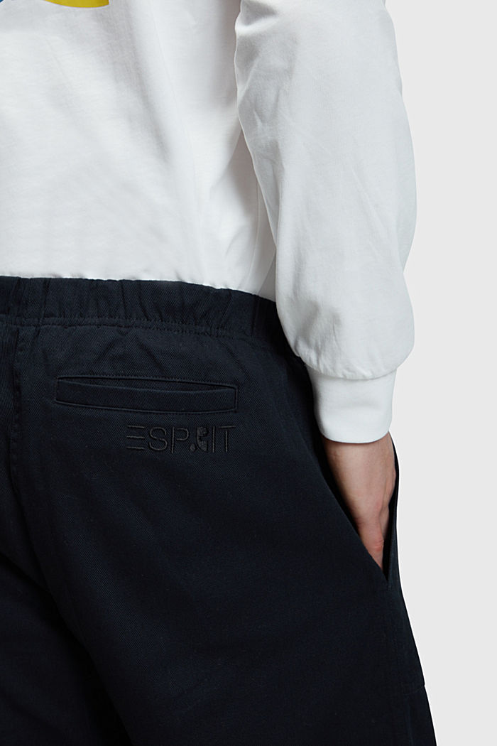 Woven cargo pants, BLACK, detail-asia image number 3