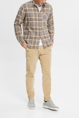 Checked flannel shirt, DARK BROWN, detail-asia image number 3