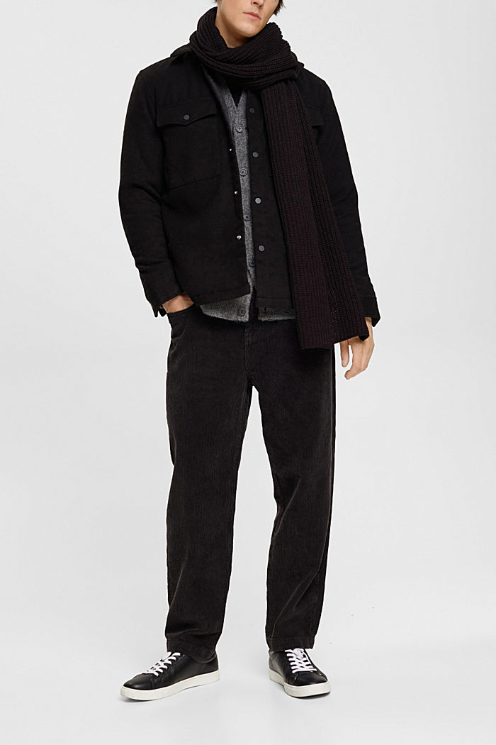 폴라 플리스 트러커 재킷, BLACK, detail-asia image number 4