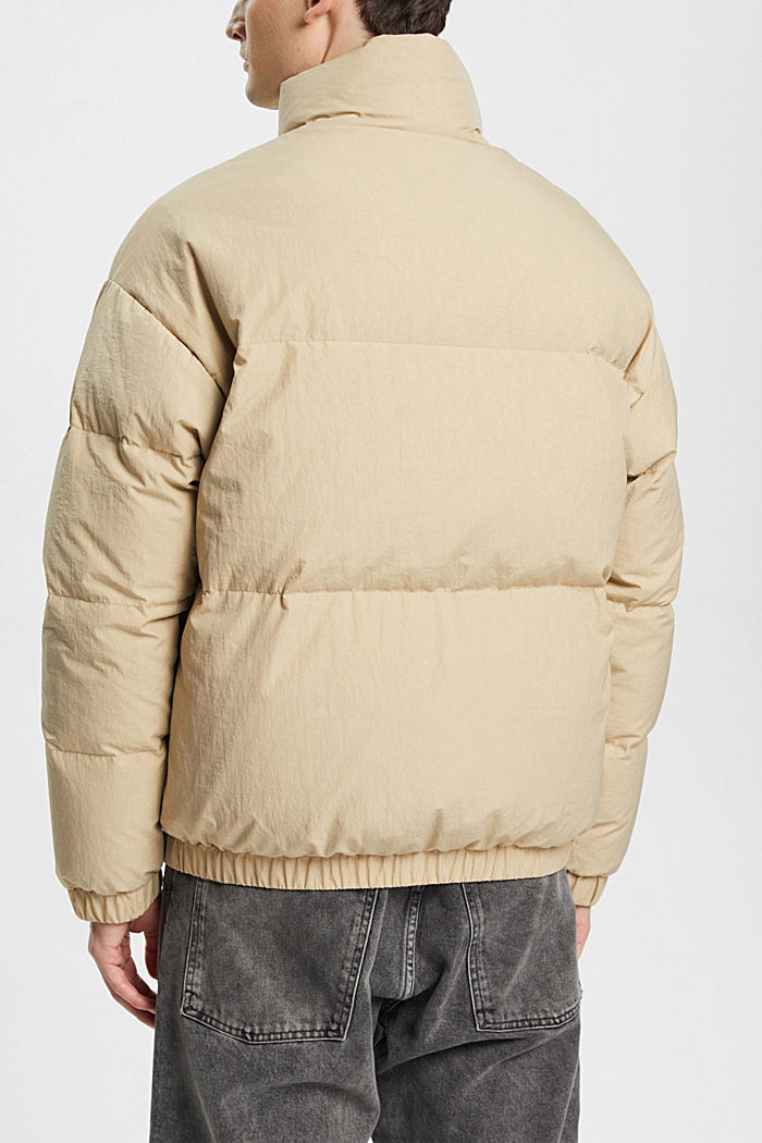 Puffer jacket with down padding, BEIGE, detail-asia image number 1