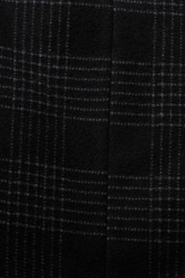 Padded wool blend coat with detachable lining, ANTHRACITE, detail-asia image number 4