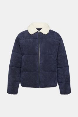 Corduroy puffer jacket, NAVY, detail-asia image number 5