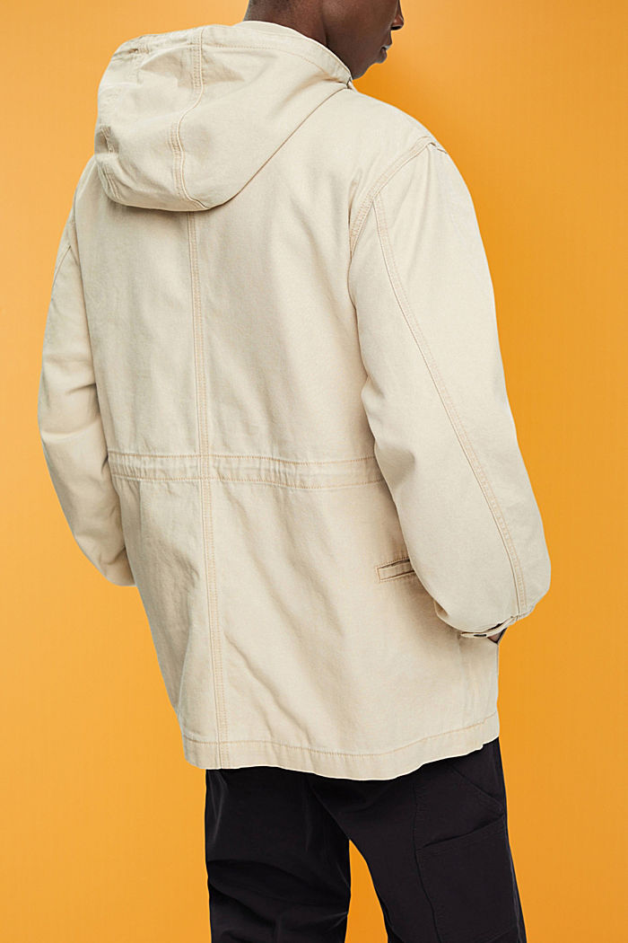 Heavy cotton field jacket, SAND, detail-asia image number 3