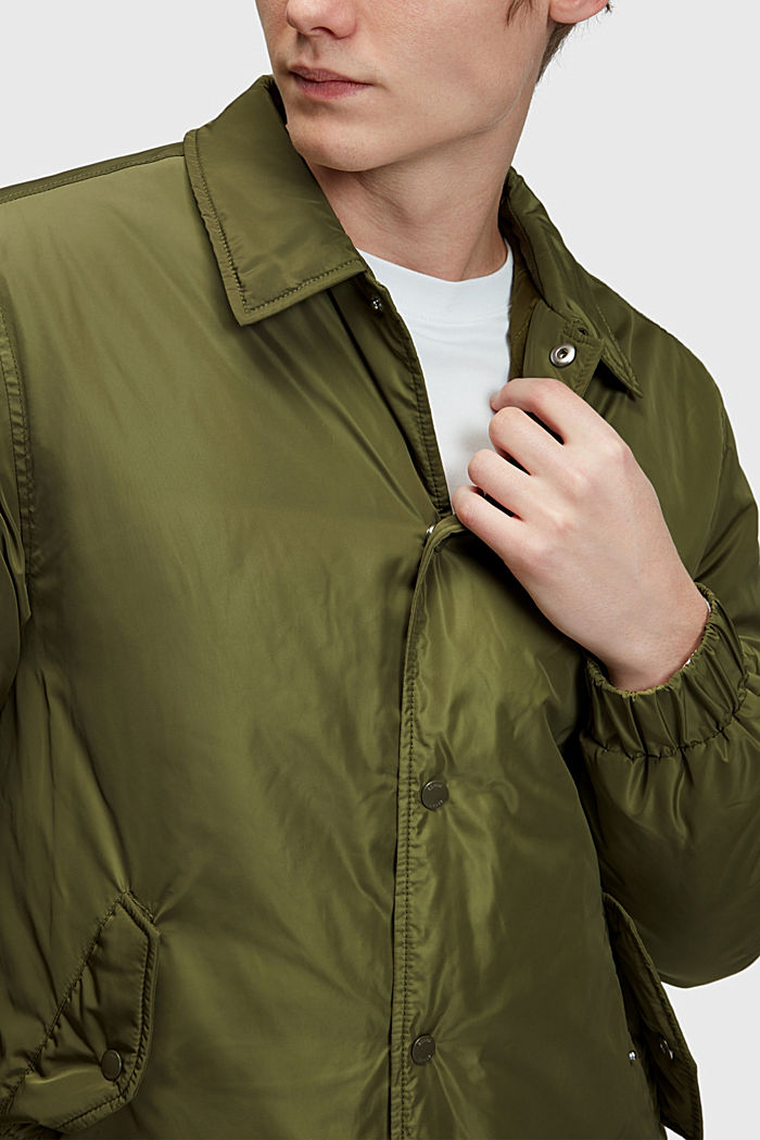 束腰外套, 橄欖綠, detail-asia image number 2