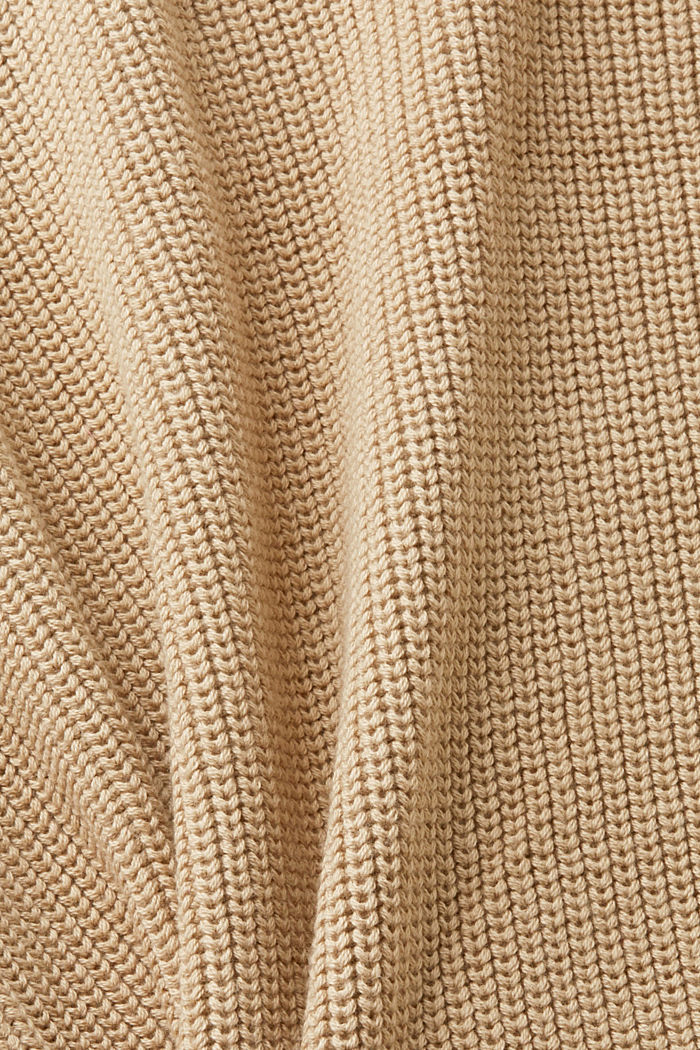 Half-zip roll neck sweater, SAND, detail-asia image number 5
