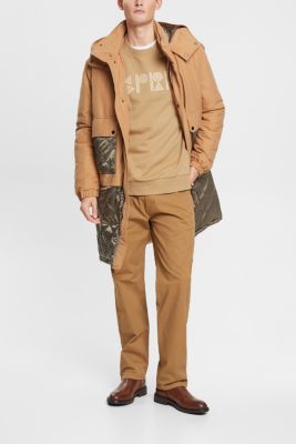 Sweatshirt with logo print, KHAKI BEIGE, detail-asia image number 2