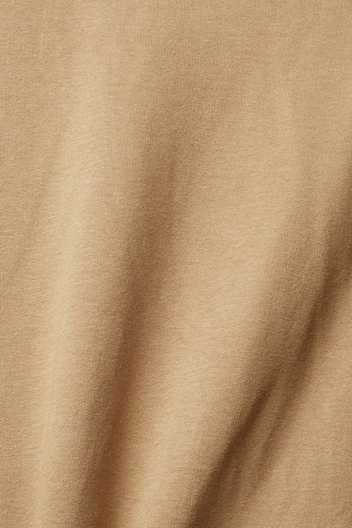 Sweatshirt with logo print, KHAKI BEIGE, detail-asia image number 5