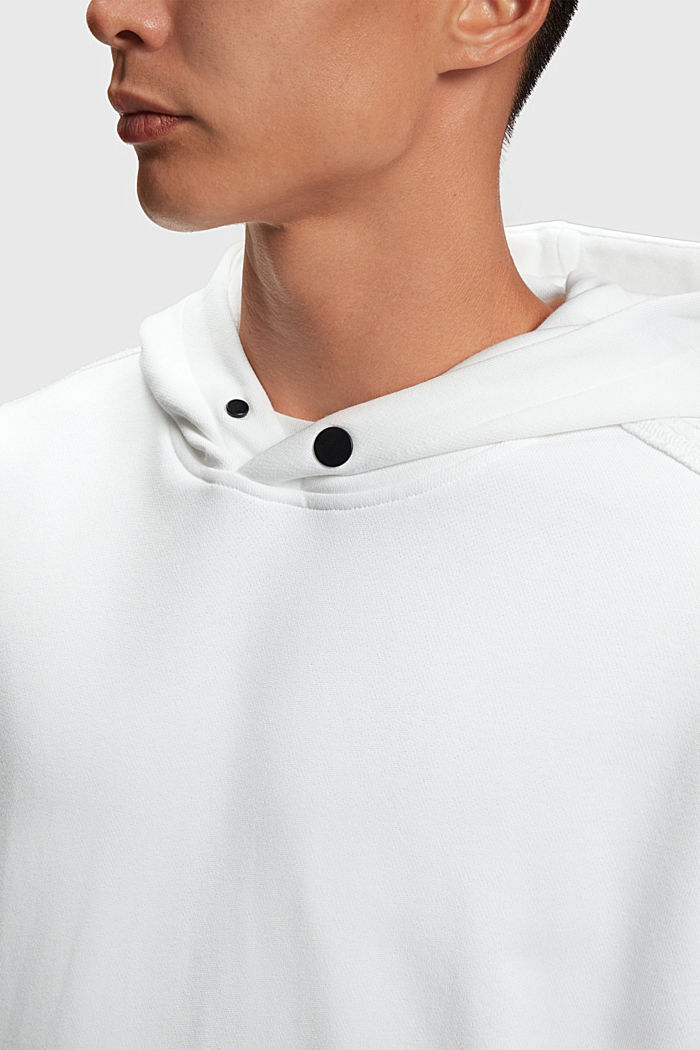 超大廓形連帽衛衣, 白色, detail-asia image number 2