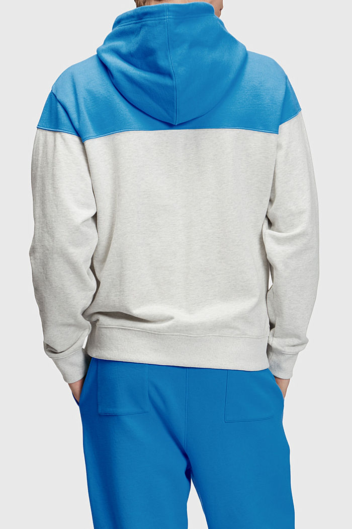 Colour block hoodie, LIGHT GREY, detail-asia image number 1