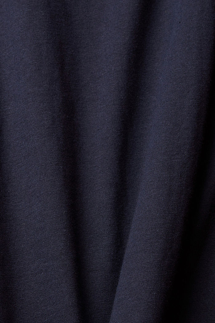 LOGO印花平織布T恤, 海軍藍, detail-asia image number 5