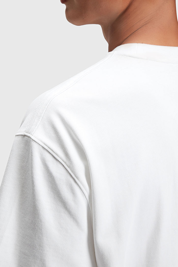方正版型T恤, 白色, detail-asia image number 3